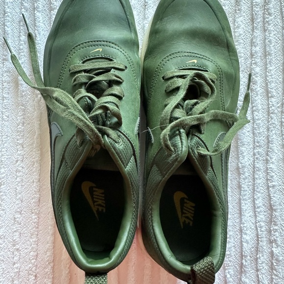 Nike Shoes - Nike Air Max Thea Premium - Carbon Green / Metallic Gold (616723-304) - Size 8.5